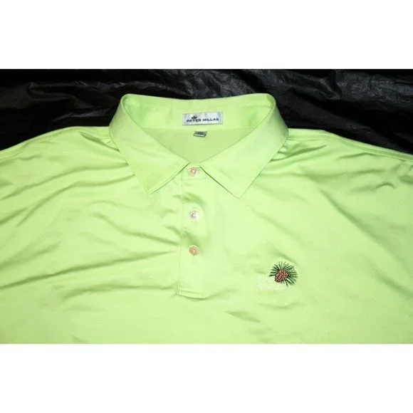 Peter Millar Men's Short Sleeve Polo Golf Shirt Size 2XL - Picture 2 of 6